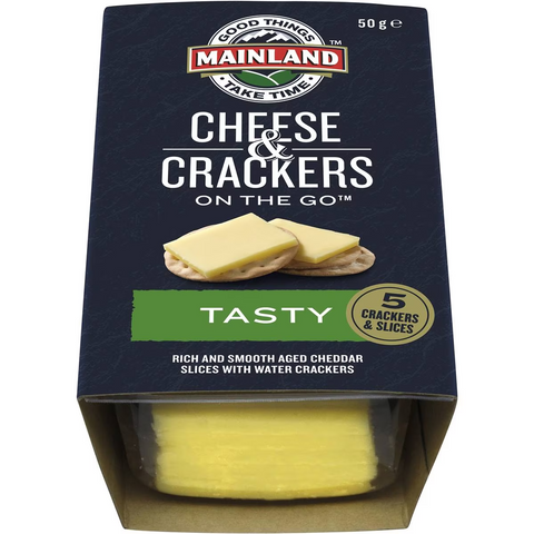 Mainland On The Go Tasty Cheese And Crackers 50g