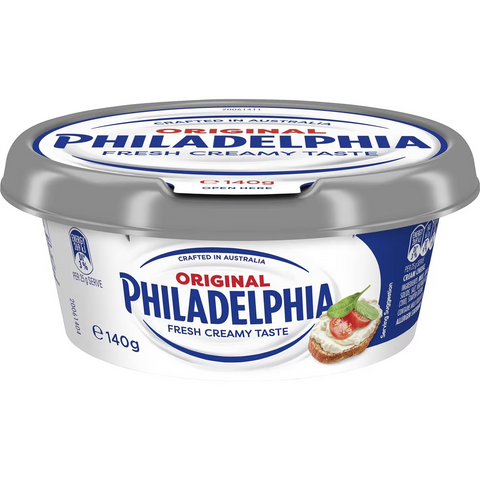 Philadelphia Original Cream Cheese Spread Tub 140g