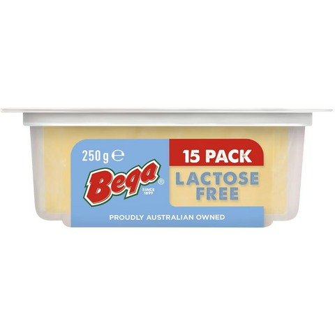 Bega Lactose Free Natural Cheese Slices 250g