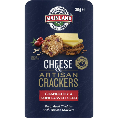 Mainland Otg Tasty Artisan Cheese & Crackers 38g