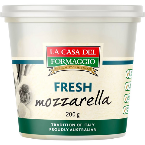 La Casa Del Formaggio Fresh Mozzarella 200g