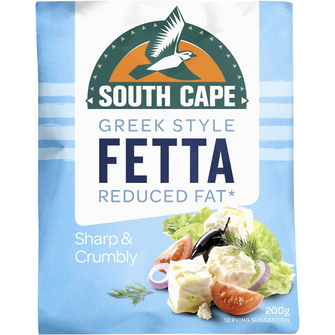 South Cape Reduced Fat Greek Style Fetta 200g