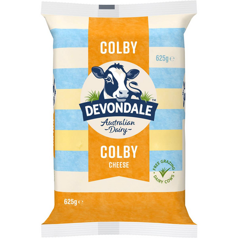 Devondale Colby Cheese Block 625g