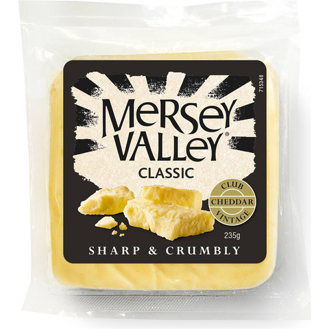 Mersey Valley Classic Cheddar Cheese 235g