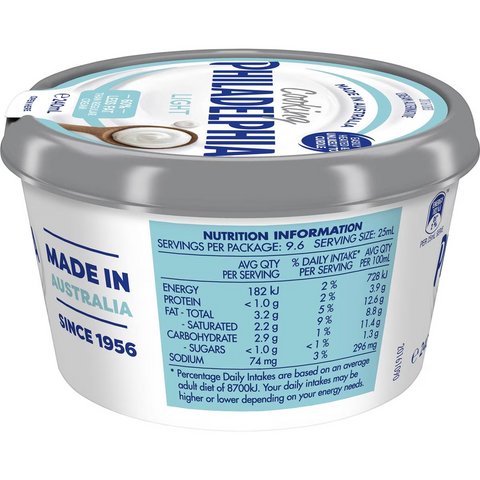 Philadelphia Light Cooking Cream Tub 240ml