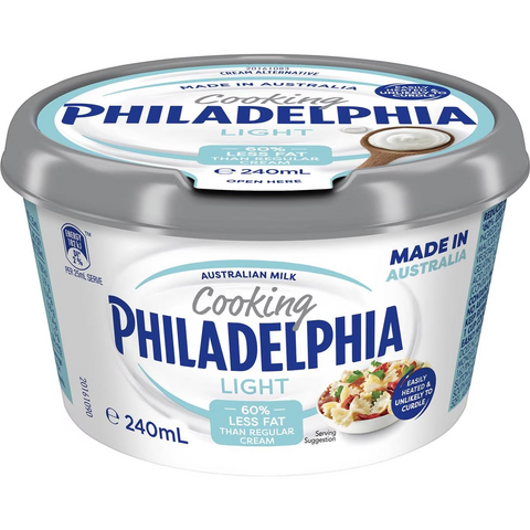 Philadelphia Light Cooking Cream Tub 240ml