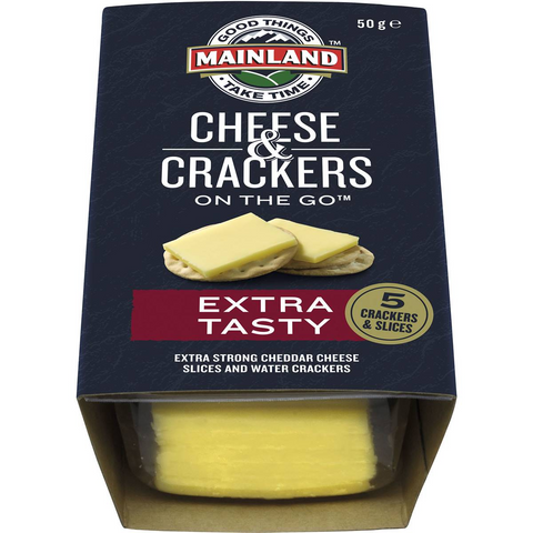 Mainland On The Go Special Reserve Cheese And Crackers 50g