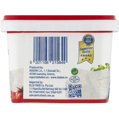 Dodoni Greek Feta Cheese 400g