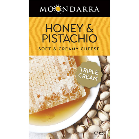 Moondarra Cream Cheese Honey & Pistachio 120g