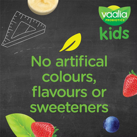 Vaalia Kids Probiotic Yoghurt Pouch Vanilla 140g