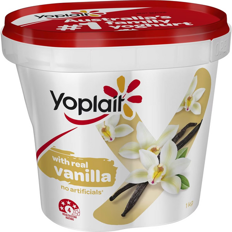 Yoplait Vanilla Yoghurt 1kg