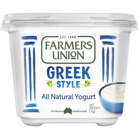 Farmers Union Greek Style Natural Yoghurt 1kg