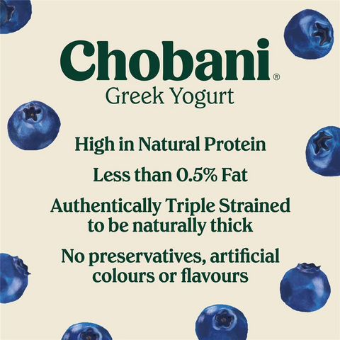 Chobani Blueberry Greek Yogurt Pouch 140g