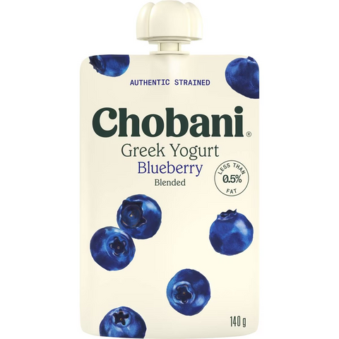 Chobani Blueberry Greek Yogurt Pouch 140g