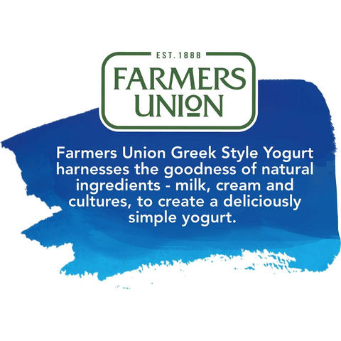 Farmers Union Greek Style Yoghurt Pouch Strawberry 130g