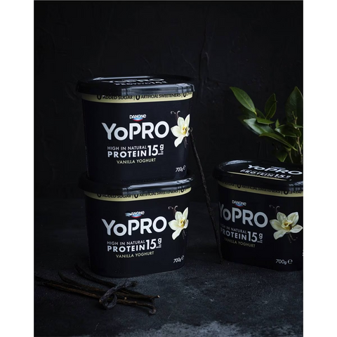 Yopro Danone High Protein Yoghurt No Added Sugar Vanilla 700g