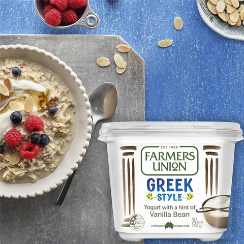 Farmers Union Greek Style Yogurt Vanilla 950g