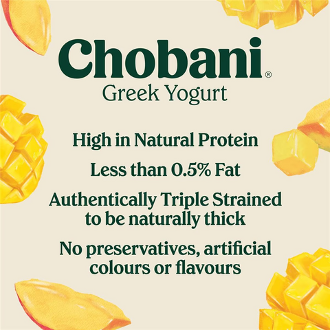 Chobani Mango Greek Yogurt Pouch 140g