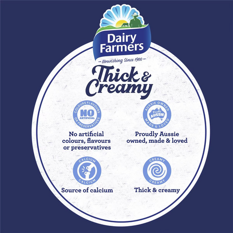 Dairy Farmers Thick & Creamy Classic Vanilla Yoghurt 150g