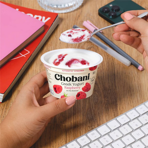 Chobani Greek Yogurt Raspberry 160g