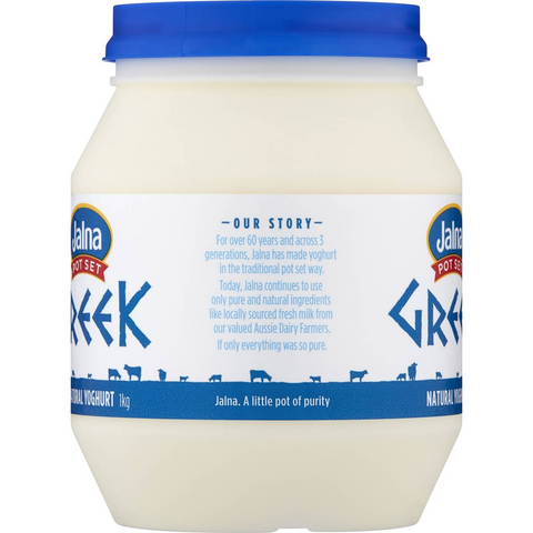 Jalna Greek Yoghurt 1kg