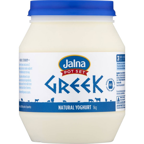 Jalna Greek Yoghurt 1kg