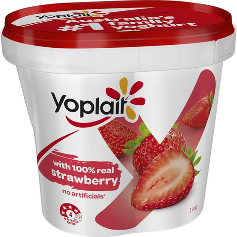 Yoplait Strawberry Yoghurt 1kg