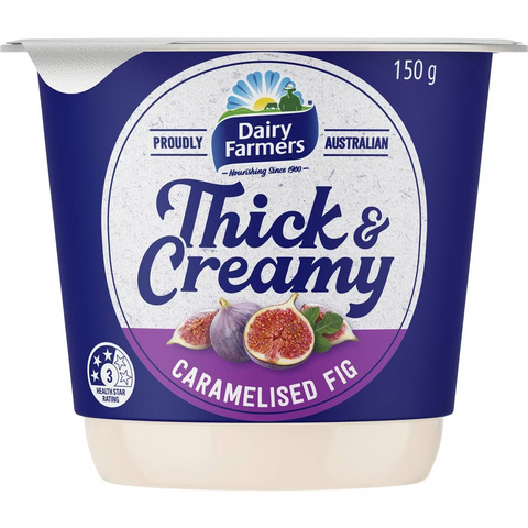 Dairy Farmers Thick & Creamy Caramelised Fig Yoghurt 150g