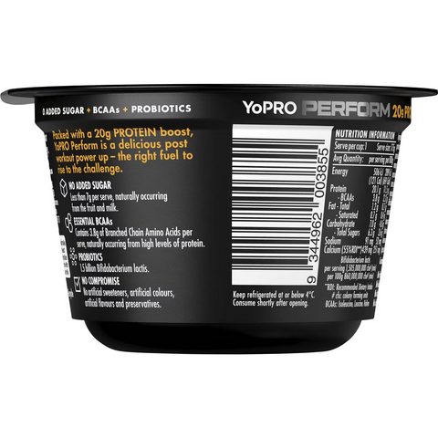 Yopro Perform High Protein Yoghurt Mango Passionfuit 175g