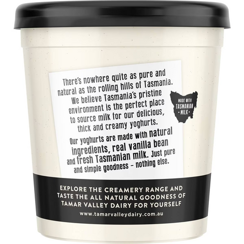 Tamar Valley Dairy Greek Style Yoghurt Vanilla Bean 1kg