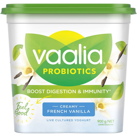 Vaalia Probiotic Yoghurt French Vanilla 900g