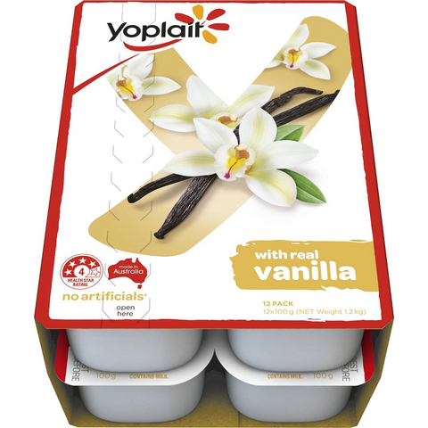 Yoplait Vanilla 12 Pack