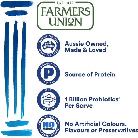 Farmers Union Greek Style Yogurt Pouch Natural 130g