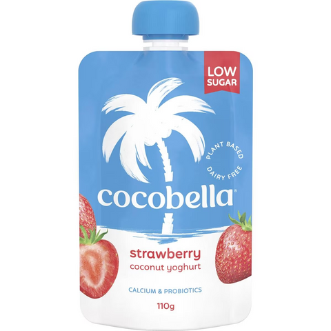 Cocobella Yoghurt Pouch Strawberry 110g