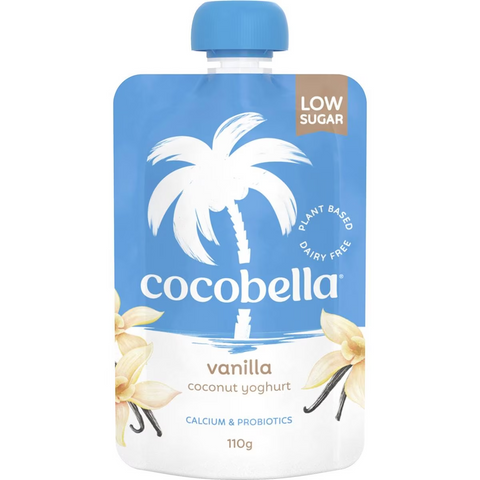 Cocobella Yoghurt Pouch Vanilla 110g