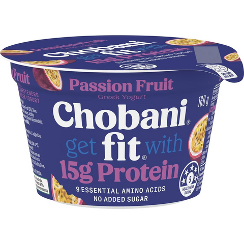 Chobani Fit Passion Fruit Greek Yogurt 160g