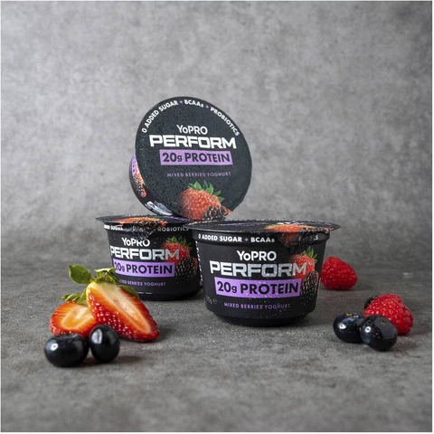 Yopro Perform High Protein Yoghurt No Added Sugar Mixed Berries 175g