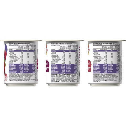 Yoplait Berry Punnet Mixed Yoghurts 6 Pack