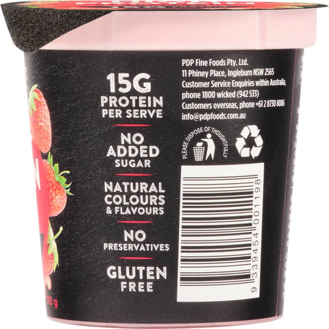 Wicked Sister High Protein Strawberry Pudding 170g