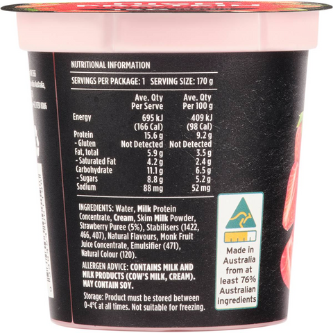 Wicked Sister High Protein Strawberry Pudding 170g