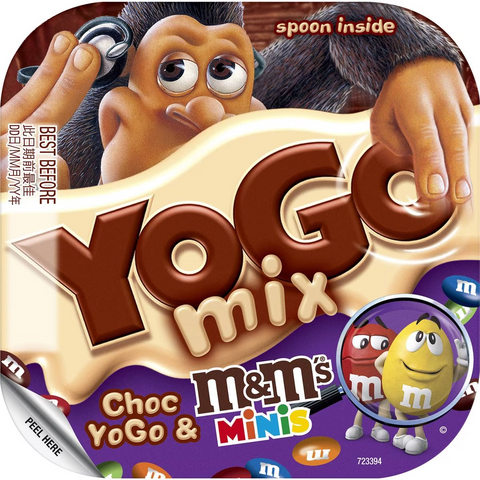 Yogo Chocolate With Mini M&m's Custard Dessert 150g