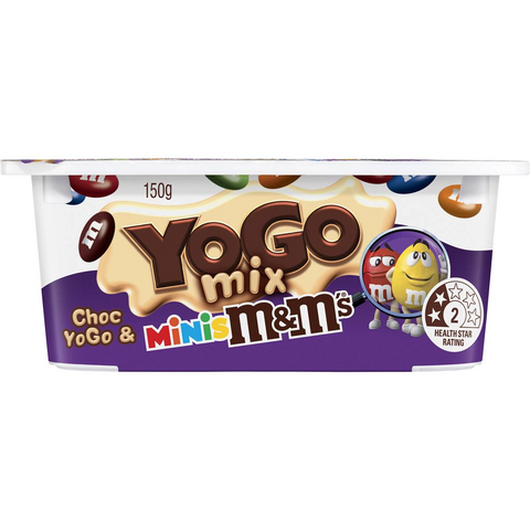 Yogo Chocolate With Mini M&m's Custard Dessert 150g