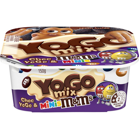 Yogo Chocolate With Mini M&m's Custard Dessert 150g