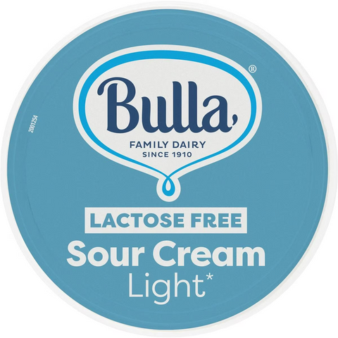 Bulla Sour Cream Light Lactose Free 200g