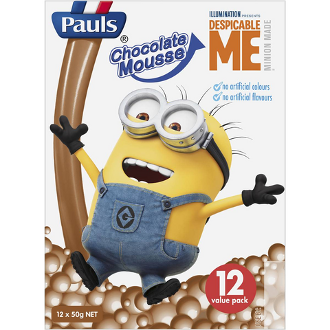 Pauls Chocolate Mousse 50gx 12 Pack