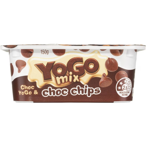 Yogo Chocolate With Choc Chip Custard Dessert 150g