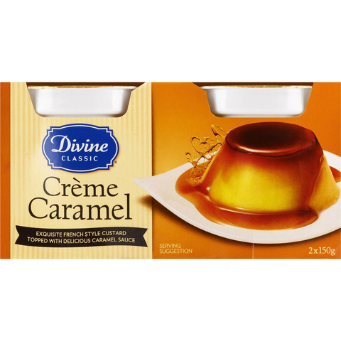 Divine Classic Creme Caramel 2x150g