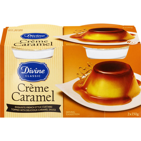 Divine Classic Creme Caramel 2x150g