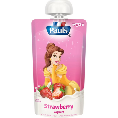 Pauls Kids Yoghurt Pouch Strawberry Princess 70g