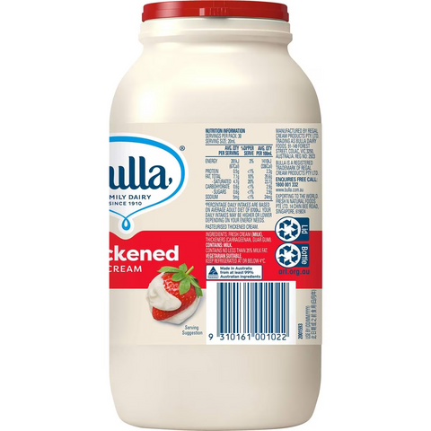 Bulla Thickened Cream 600ml